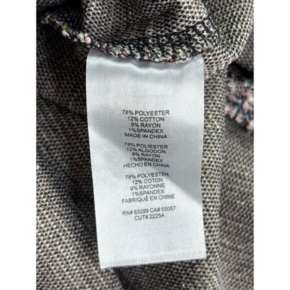 Bebe Sleeveless Tweed Sheath Dress Above Knee Pink Multicolor Metallic M New - Picture 6 of 7